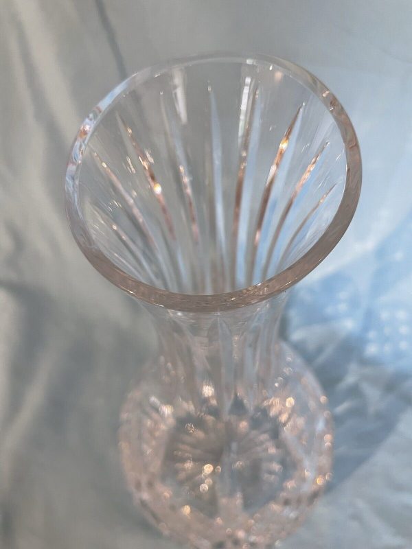 253cm-Signed-Stuart-Crystal-Prism-Wine-Water-Carafe-Jug-384934140980-4