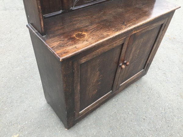 Hand-Made-Oak-Hall-StandDresser-Early-1800-264444695610-2