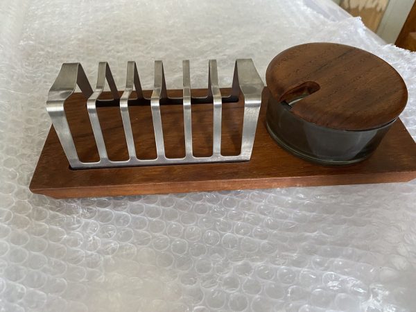 vintage-toast-Rack-And-Jam-Pot-Danish-385127945561