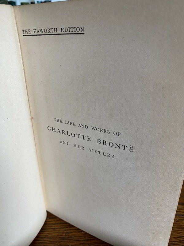 2-Volumes-Of-Charlotte-Bronte-Howarth-Edition-1920-Shirley-And-Wildfall-Hall-265228088072-3