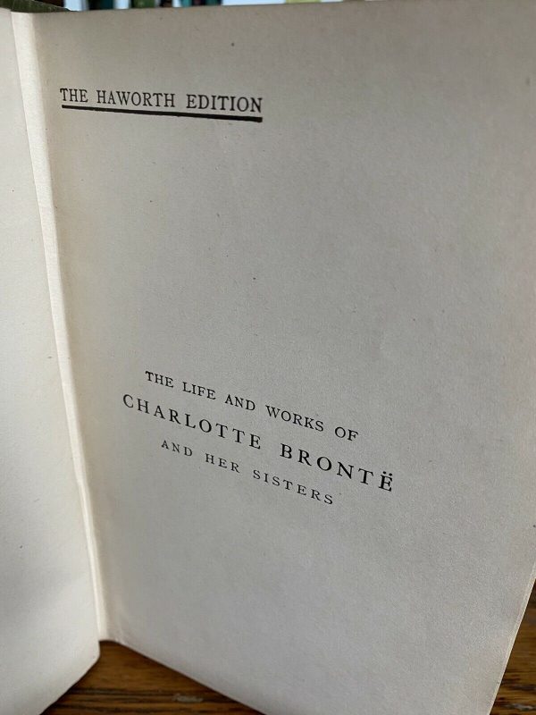 2-Volumes-Of-Charlotte-Bronte-Howarth-Edition-1920-Shirley-And-Wildfall-Hall-265228088072-5