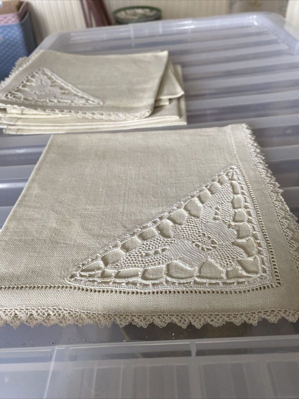 6-linen-pulled-thread-napkins-victorian-385042462462