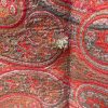 Antique-Victorian-Kashmir-Paisley-Wool-Shawl-170-X-164-Cm-Red-Green-385037354643-6