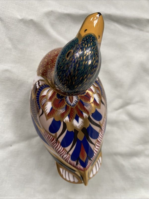 Royal-Crown-Derby-MALLARD-DUCK-Paperweight-with-Gold-stopper-384827221988-3