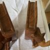 Pair-Kenyan-Vintage-Teak-Handcarved-Wooden-Elephant-Bookends-385027629169-3