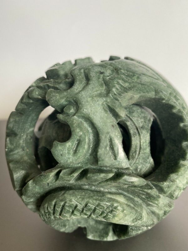 chinese-carved-hard-stone-5-Layer-Ball-On-Stand-265586050459-4